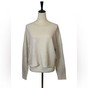 Scout Cream Long Sleeve Sweat Shirt